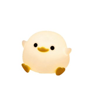 -style Duck Pat-<b>Light</b> Silicone Night <b>Light</b> <b>Mood</b> Lamp Rechargeable Table Lamp Color-Changing Stepless Dimming Cute Design - Product Image 5