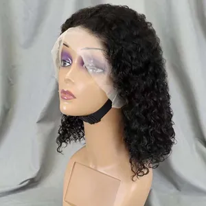 Jennifer Short Bob Wigs 4x4 4x13 Lace Closure Brazilian Wave Lace Front Bobo Wigs Human Hair Curly For Black Women 150% Wig
