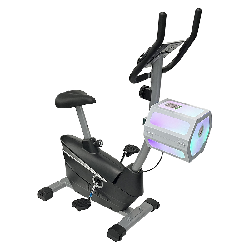 Adult Indoor/Outdoor Fitness Bicycles with Bubble Blowing Feature for Trampoline Park Public & Sports Park Use
