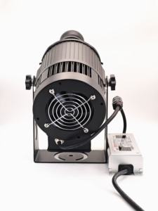 Bertin 150W RGBW/White LED Logo Gobo Outdoor <b>Projector</b> IP65 Waterproof DMX512/Sound-Activated Control E27 Aluminum 100w LED LOGO - Product Image 4