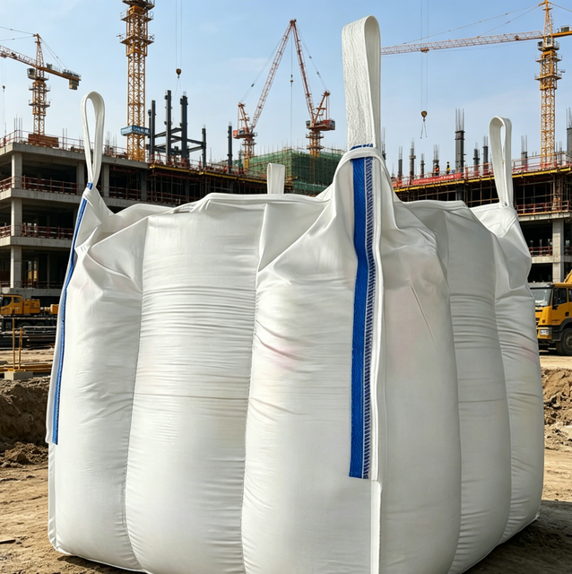 Breathable 1200kg FIBC Tote Bag With Baffles for Agricultural Grain & Fertilizer Transport