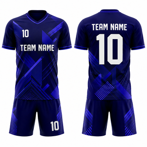 Conjunto de Uniforme de Fútbol Moderno, Camiseta y Pantalones Cortos, Ropa Deportiva Personalizada, Fabricación por Sublimación, Colección Multicolor - Product Image 6
