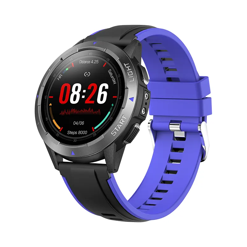 2022 New Arrivals GPS Tracking Smartwatch Wearable Devices Monitor Blood Oxygen Heart Rate NY28 GPS Smart Watch for Sports