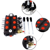 Vanne de commande directionnelle hydraulique monobloc Junbao ZT-L20 80Lpm à commande manuelle à distance pour camion benne et excavatrice – Vente en gros