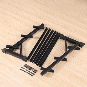 Support de <span class=keywords><strong>Rangement</strong></span> Professionnel à 3 Niveaux pour Haltères, Support Robuste pour Haltères Hexagonaux, Entraînement de Force à Domicile, en Fonte, Portable - Product Image 5