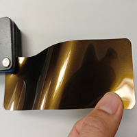 Película Protectora de Pintura TPU ColorXP Liquid Metal Shadow Gold, Autoadhesiva, Hidrofóbica, para Envoltura de Automóviles