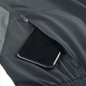 Men's Summer Casual Sports Shorts Quick Dry Workout Running Gym <strong>Training</strong> Breathable Elastic Waist Custom Logo <strong>Nylon</strong> Zipper - Product Image 4