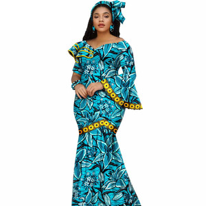 <span class=keywords><strong>Robe</strong></span> africaine imprimée batik <span class=keywords><strong>Robe</strong></span> longue <span class=keywords><strong>Bazin</strong></span> <span class=keywords><strong>Robe</strong></span> de soirée en tissu de coton ciré - Product Image 5