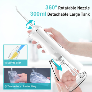 Pic à eau Ipx7 Étanche Rechargeable Sans <span class=keywords><strong>Fil</strong></span> Électrique Portable Jet Dents Nettoyage <span class=keywords><strong>Fil</strong></span> <span class=keywords><strong>Dentaire</strong></span> Irrigateur Oral <span class=keywords><strong>Hydropulseur</strong></span> - Product Image 4