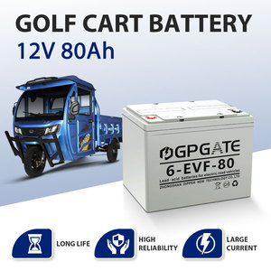 Batería de Plomo-Ácido de Alta Calidad de <span class=keywords><strong>12V</strong></span> 80Ah 6 EVF 80, Apta para Triciclos Eléctricos y Carritos de Golf - Product Image 2