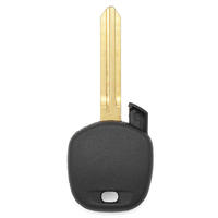 Fournitures pour serruriers |   Clé de voiture de secours vierge non coupée, mécanique, TOY43, petite, insérable, en ABS noir 1