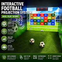 Sistema de Fútbol Interactivo con Proyección Interior y Seguimiento Inteligente, Juego de Tiro al Blanco para Operaciones en Múltiples Sitios