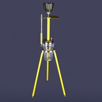 Conception spéciale unique en aluminium narguilé Shisha européenne moyenne fumer complet Chicha vente en gros pour logo personnalisé Hukkah