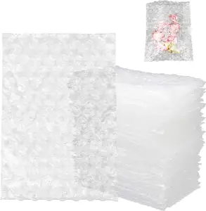 Wholesale 4x8 Inch Protective Clear Bubble Cushion Wrap Pouches Bags for Cushioning Packing Shipping Moving