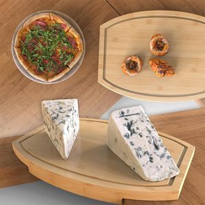 Planche à découper en bois pour <span class=keywords><strong>coin</strong></span> de cuisine avec rainure profonde pour le jus, planche à charcuterie en bois, plateau de service pour les collations, autres planches - Product Image 3