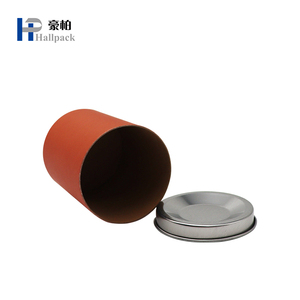 Có thể tái chế tùy chỉnh thiết kế logo Vòng các tông thực phẩm đông lạnh ống giấy bao bì với nắp kim loại cho Ice Cream Milkshake Gelato - Product Image 2