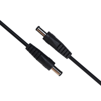 Kabel Daya DC 5.5*2.1mm Pabrik Cina, Kabel DC 5521 Male to Male Jack 5.5 2.1