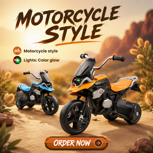 Motorcycle Style Kids Tricycle, Sporty 3 Wheel Pedal Bike with Music and Light, Non-Electric Toddler <strong>Trike</strong> for Boys <strong>Girls</strong> - Product Image 5
