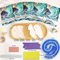Kit Complet de Pédicure Volcano Surge Spa – Outils et Soins des Pieds en 10 Étapes – Gommage Sucré Volcanique pour Spa des Pieds