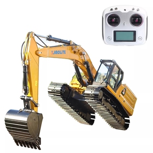 HUINA K336 – pelle hydraulique télécommandée en alliage 1/16, camion <span class=keywords><strong>radiocommandé</strong></span>, chargeur de voiture, pelle, jouet, cadeau pour enfant - Product Image 1