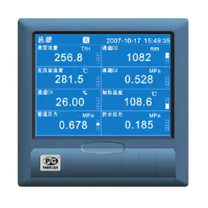 18 каналов многоканальный Универсальный входной температурный график синий экран умный безбумажный рекордер