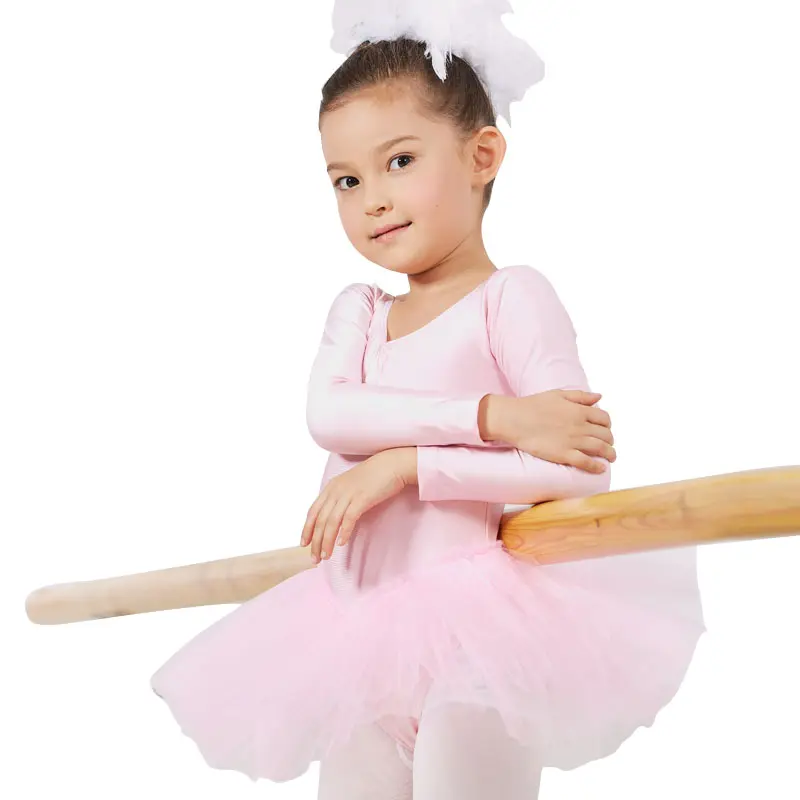 Wholesale OEM custom multi color kids ballet dance dress pretty performance dance tutu girls dress