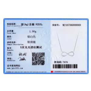 Aillay 100% 925 in argento Sterling <span class=keywords><strong>infinito</strong></span> amore <span class=keywords><strong>collana</strong></span> pendente per donne abbagliante chiaro zircone accessori per gioielli regalo - Product Image 6