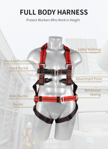 Cinto de segurança Trabalho em altura Full Body <span class=keywords><strong>Safety</strong></span> <span class=keywords><strong>Harness</strong></span> para eletricista Escalada Fall Arrester Use - Product Image 6