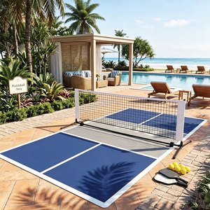 Système de filet de pratique portable, pliable rapidement, pour entraînement en intérieur et en extérieur - Product Image 2