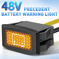 Luz de Advertencia de Batería de 48V con Lectura CDM Compatible con Club Car Precedent/Tempo/Onward 2014-UP Carro de Golf Eléctrico 103993901 105152301