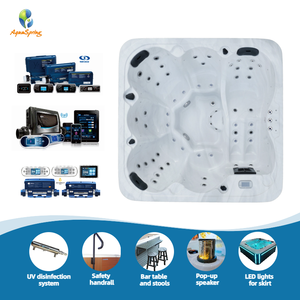 <span class=keywords><strong>Jacuzzi</strong></span> <span class=keywords><strong>de</strong></span> Acrílico para 6 Personas, Precio <span class=keywords><strong>de</strong></span> Fábrica, Spa Exterior con 23 Luces LED y Bluetooth para Hoteles y Spas Comerciales - Product Image 2