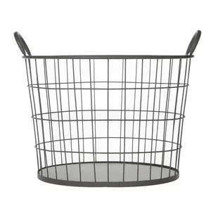 Cesta de alambre de metal HHO para uso multiusos para cocina, lavandería, almacenamiento de frutas y verduras y más - Product Image 2