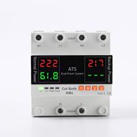 Commutateur de transfert automatique double alimentation Elsine ATS 63A avec affichage numérique et commutation prioritaire AC 220V