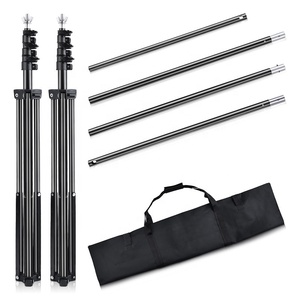 Support de toile de <span class=keywords><strong>fond</strong></span> rétractable taille 3m * 3m et <span class=keywords><strong>trépied</strong></span> de barre transversale noir <span class=keywords><strong>trépied</strong></span> d'écran de <span class=keywords><strong>fond</strong></span> de <span class=keywords><strong>studio</strong></span> photo avec roues - Product Image 6