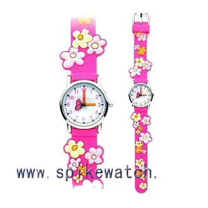 Cheap popular new cute 3D kids wrist watch with animals