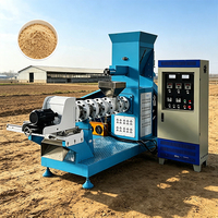 Machine à haute capacité entièrement automatique TRQT, capacité de 600 kg/h, en acier au carbone, pour snacks soufflés au maïs, aliments pour poissons soufflés, ligne de production 380V, 6 moules