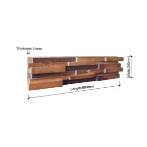 Panneaux muraux <span class=keywords><strong>d</strong></span>écoratifs en bois pour l'intérieur, panneaux muraux en bois 3D à effet bois pour la <span class=keywords><strong>d</strong></span>écoration intérieure - Product Image 3