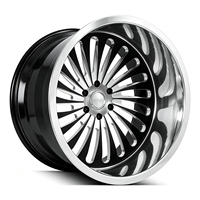 Rines Forjados Personalizados de 20, 22, 24, 26, 28 y 30 Pulgadas, 6x139.7, 8x170, 8x180, Diseño Cóncavo, Pulidos, de Aleación de Aluminio, para F150 y F350