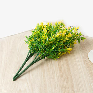 WFR101, venta al por mayor de estilo de París, ramo de plantas realistas, flores artificiales de lavanda púrpura, simulación de hierba de <span class=keywords><strong>Acacia</strong></span>, <span class=keywords><strong>flor</strong></span> de planta - Product Image 3