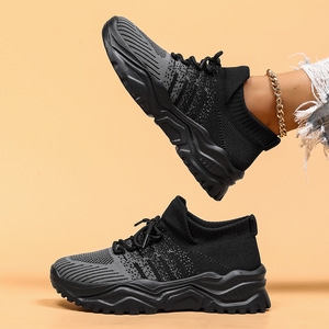 <span class=keywords><strong>Chaussures</strong></span> de sport décontractées pour femmes grandes tailles 40-44, respirantes, légères, confortables, à enfiler, semelle extérieure en EVA - Product Image 5