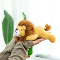 Dessin animé Animal Lion en peluche poche jouet sac à dos suspendu pendentif poupée avec fonction de soulagement du Stress cadeau d'anniversaire