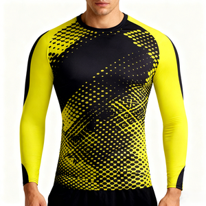 Camisetas Deportivas Transpirables con Logotipo Personalizado para Hombre, Camisetas de Gimnasio para Correr, de Secado Rápido, que Absorben la Humedad, de Manga Larga - Product Image 4