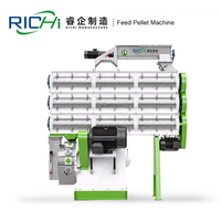 Mesin Pelet Pakan Ternak Tiga Lapis RICHI 8-10T/H - Mesin Pakan Ternak Unggas Efisiensi Tinggi dengan Pengaduk Pelet
