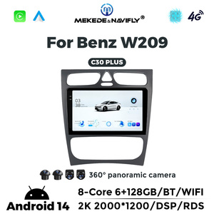 MEKEDE & NAVIFLY X serie Android Car Head Unit navigazione GPS Car-play 8 Core per <span class=keywords><strong>Mercedes</strong></span>/Benz/CLK/W209 - Product Image 6