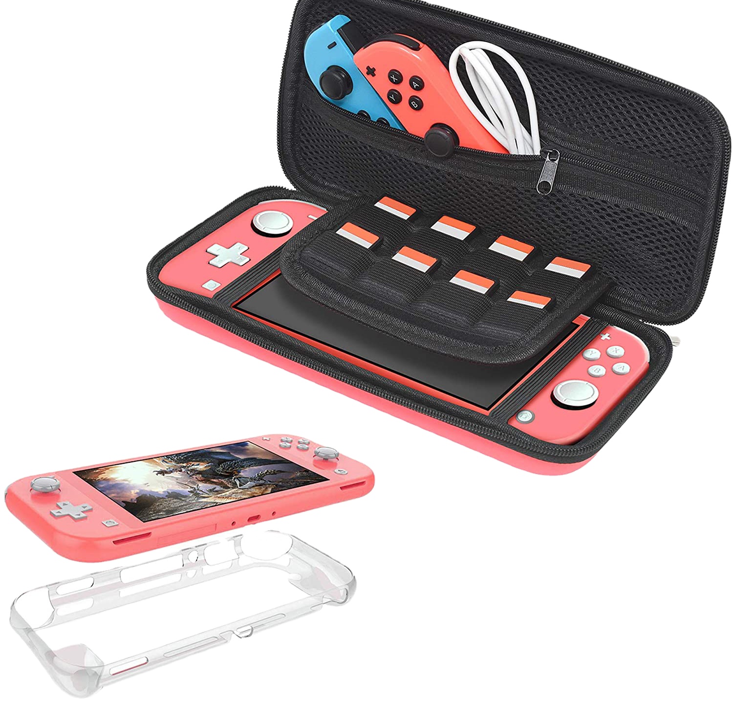 4 в 1, комплект аксессуаров для портативной переноски, дорожная сумка, чехол для PSP Switch