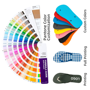 Infradito piatte firmate stampate personalizzate da uomo e <span class=keywords><strong>donna</strong></span> estate pantofole da spiaggia alla moda all'aperto - Product Image 5