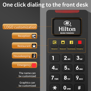 Chất lượng tốt nhất Điện thoại cố định khách sạn điện thoại SOS khẩn cấp hệ thống điện thoại không dây treo tường truyền thông không dây - Product Image 3