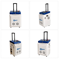 Machine de nettoyage laser pulsé populaire en Europe 200W 300W 500W pour l'élimination de la rouille, de l'huile et de la poussière