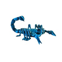 Cetak 3D Ekor Kalajengking Hewan dengan Sendi yang Dapat Digerakkan, Dekorasi Halloween Natal, Ornamen, Mainan untuk Dekorasi Meja