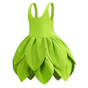 Disfraz de Princesa Tiana de Disney para Niñas, Disfraz de Halloween de Poliéster, Vestido de Cosplay de TV y Películas, Vestido de Fiesta de Campanita - Product Image 2